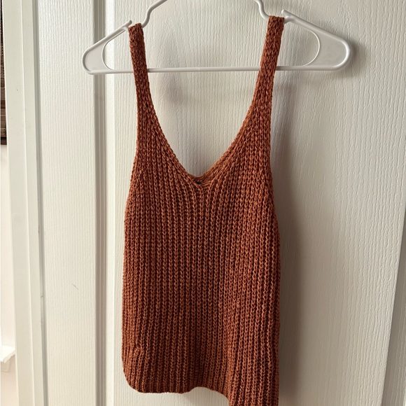 moon & madison Terracotta Knit Tank Top - Picture 1 of 2